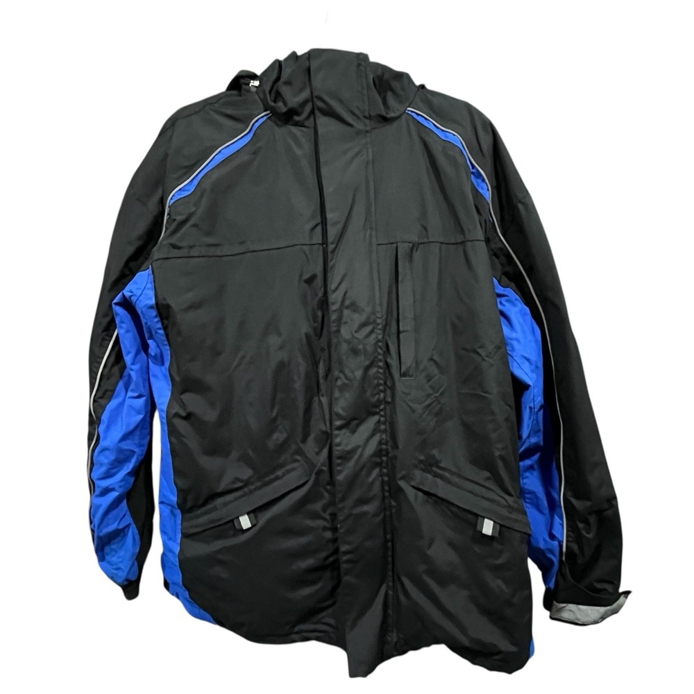 Mercedes-Benz Zip Softshell Jacket Hood Mens M/L Wind Waterproof Quality Black